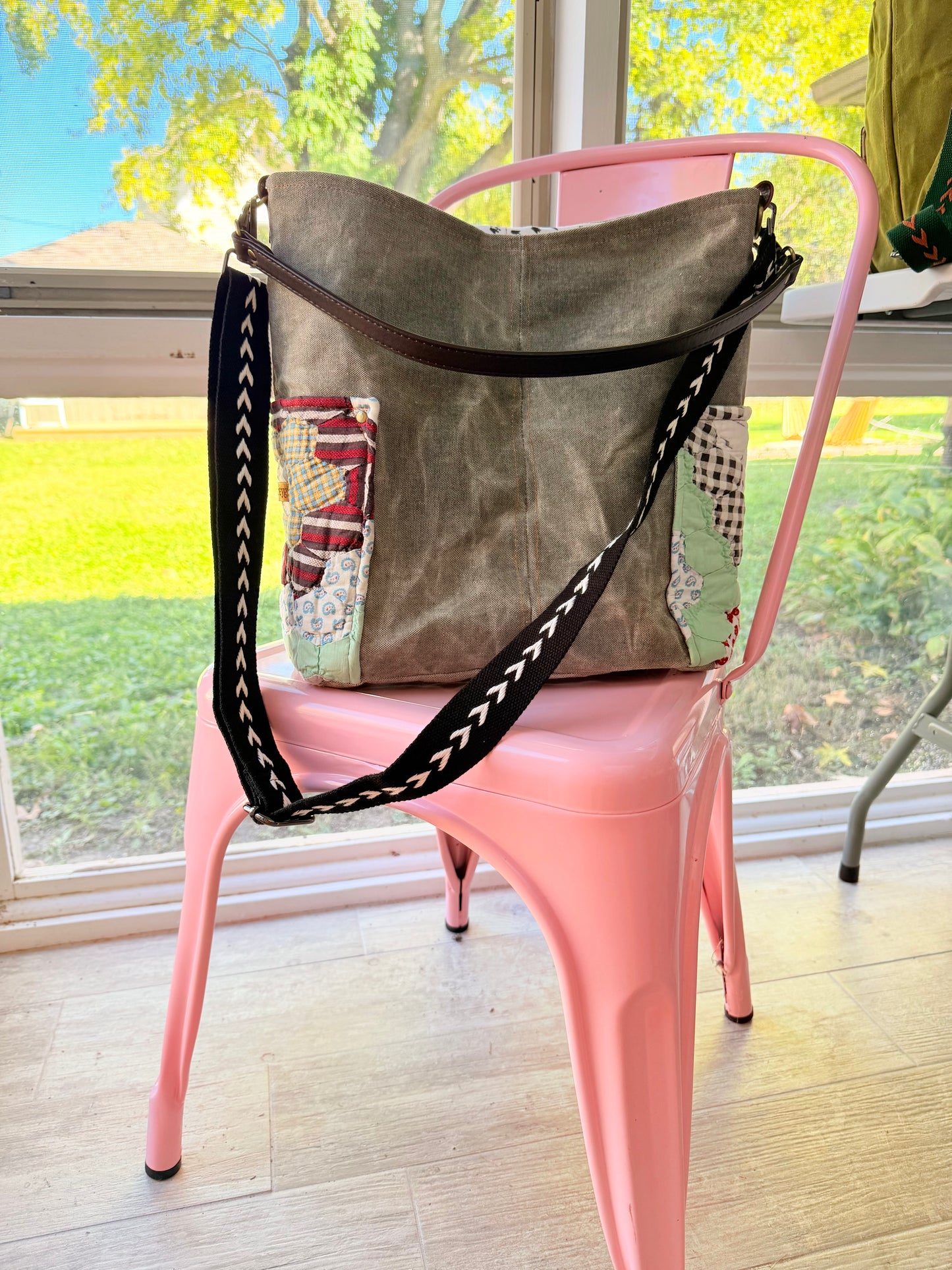 Second Wind Waxed Canvas Tote (Gray) (3)