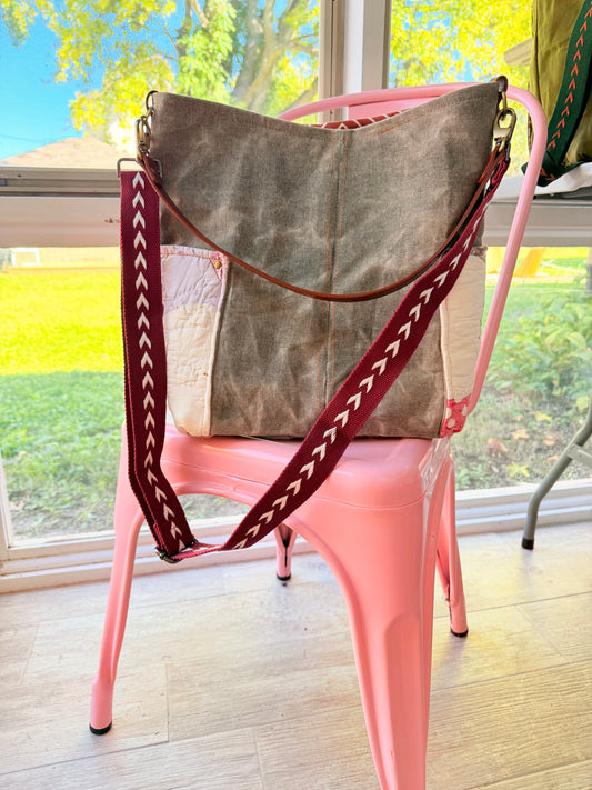 Second Wind Waxed Canvas Tote (Gray) (2)
