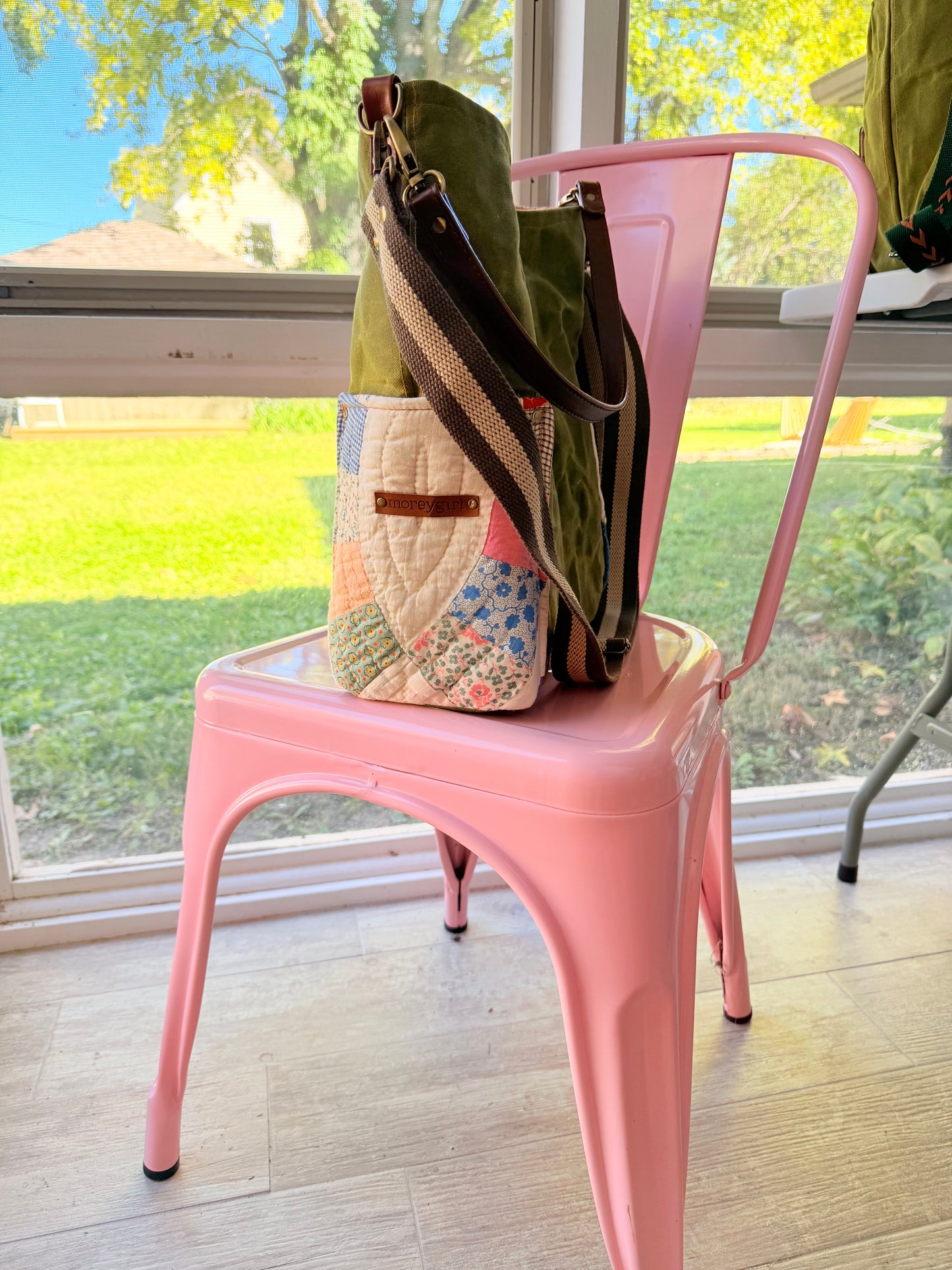Second Wind Waxed Canvas Tote (Green)