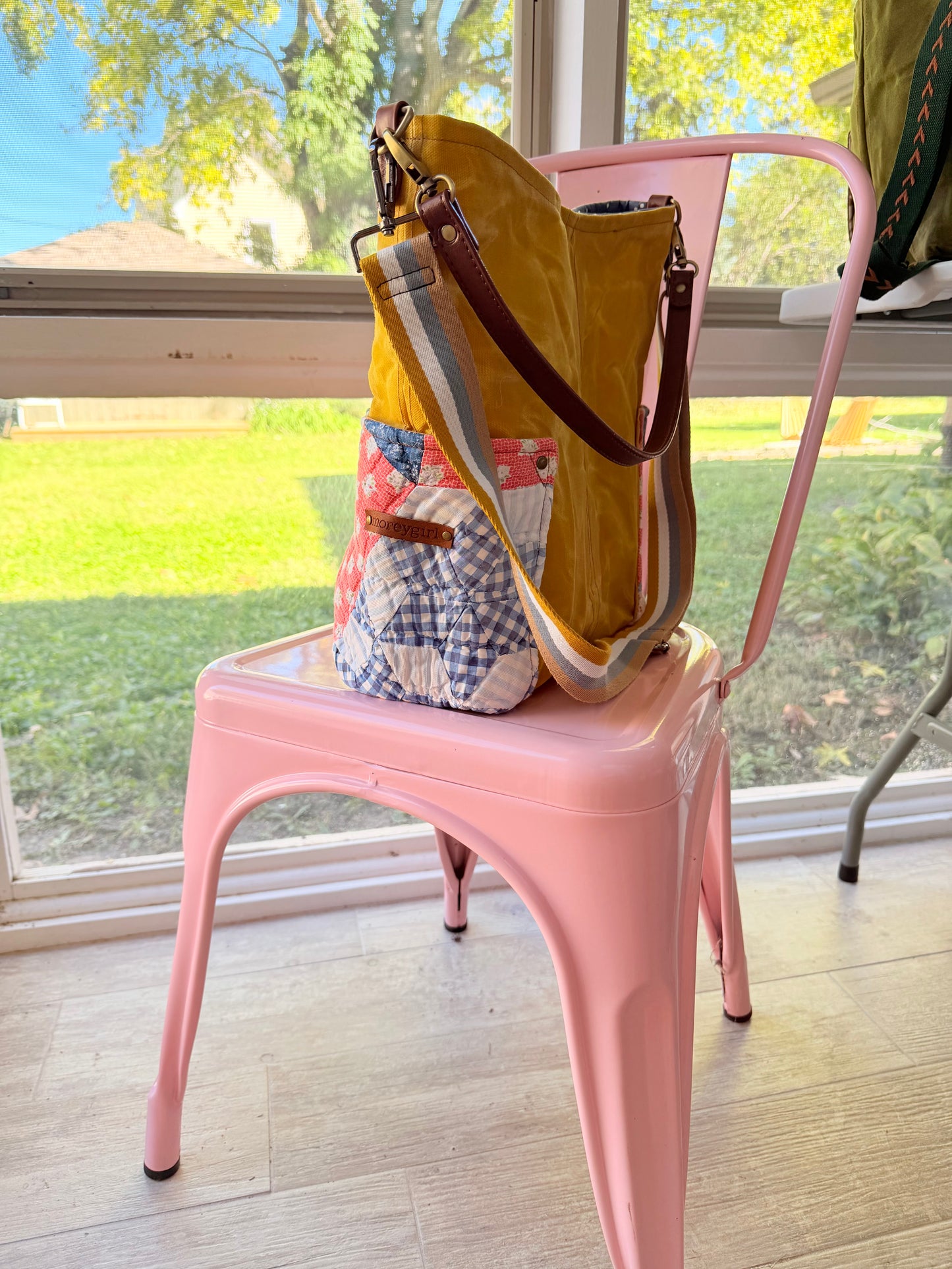 Second Wind Waxed Canvas Tote (Yellow)