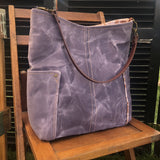 French Lavender Compass Large Tote
