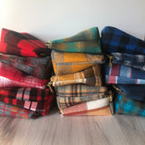 Flannel Make up Zips
